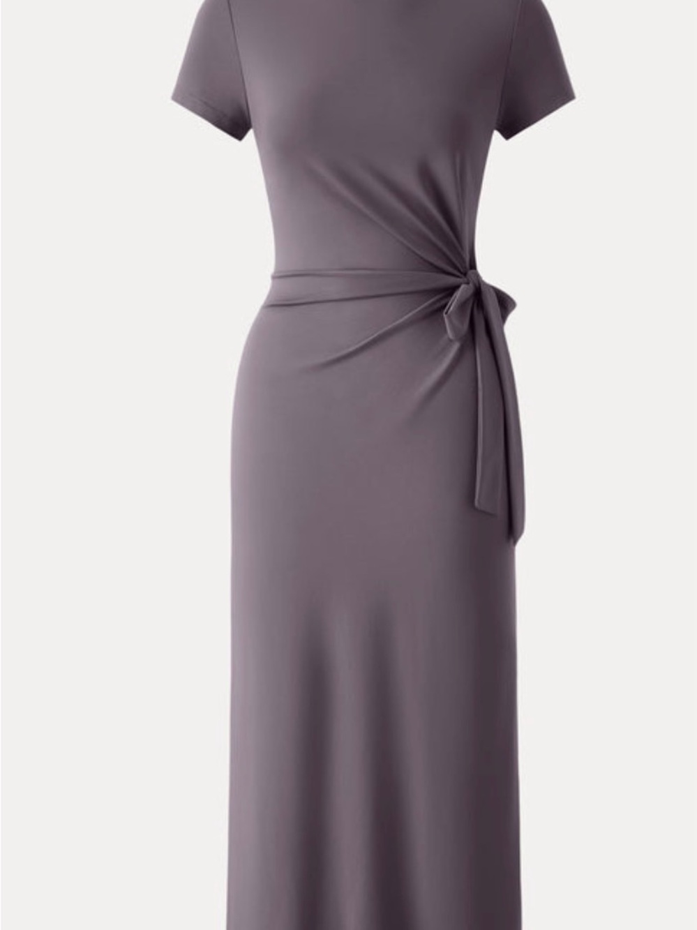 OGL Taupe Side-Tie Maxi Dress size Large